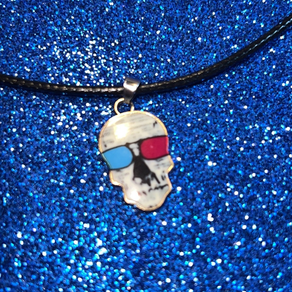 Raver sugar Skull necklace Unisex